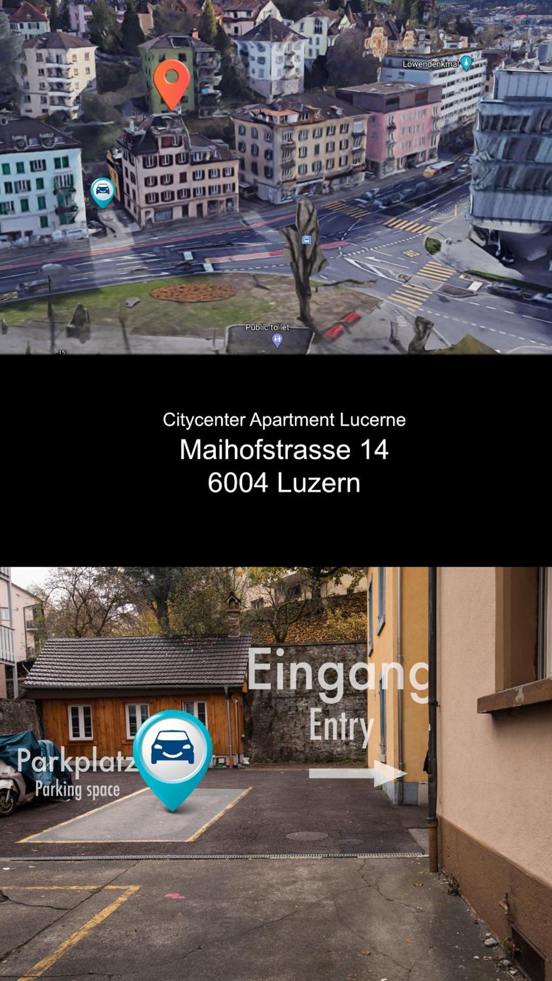 Citycenter Apartment With Parking Luzern Buitenkant foto